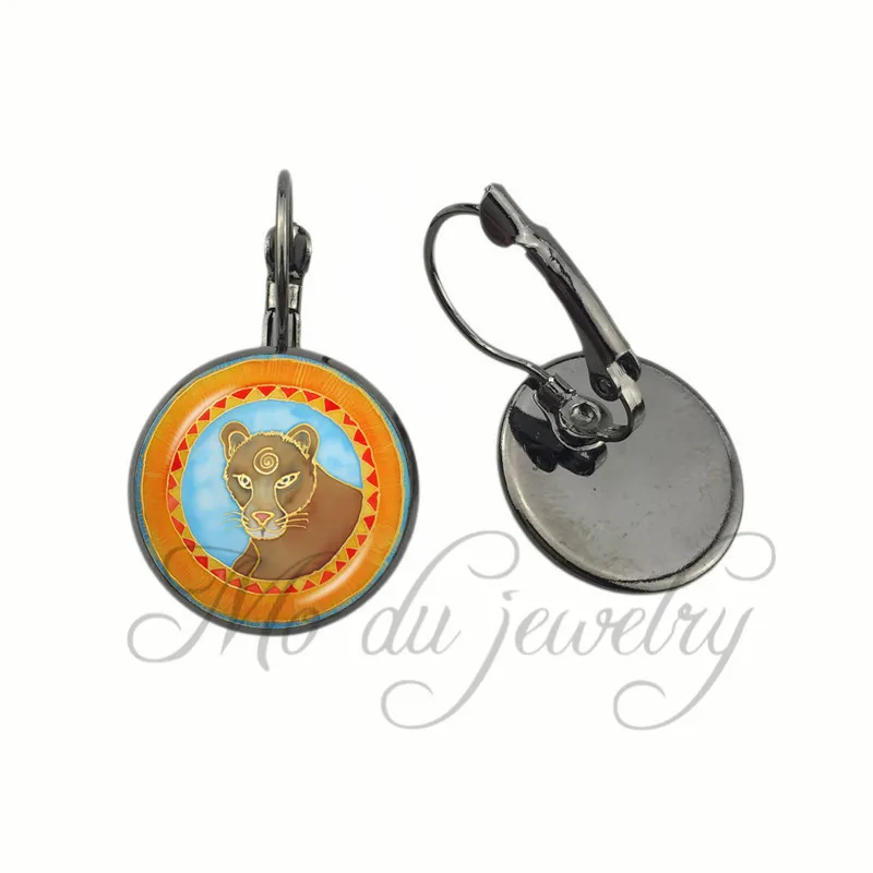 Ganesha Master of Intellect& Wisdom glass Cabochon клипсы для йоги, индийское духовное искусство, серьги для медитации, ювелирные изделия