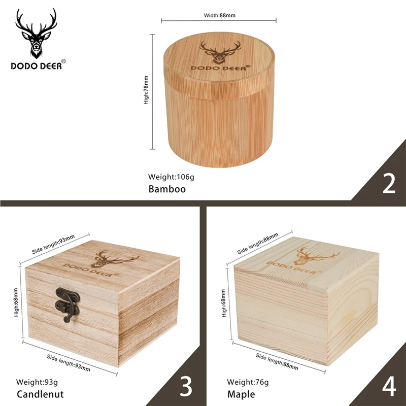 3 упаковочные коробки доступны бамбуковая/деревянная/Кленовая коробка Индивидуальные детали или упаковочные коробки пользовательские стили содержание W2 W3 W4