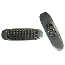 Mini Wireless Keyboard Air Mouse Remote Control For Android TV Box Color:Black