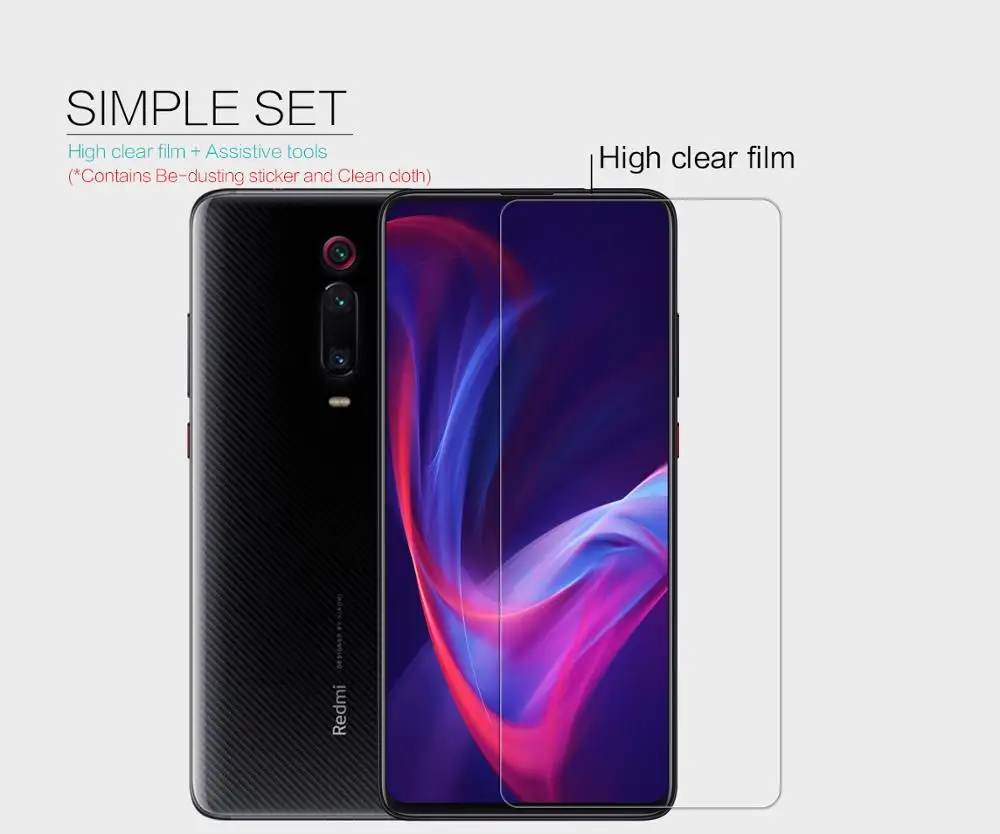 Суперпрозрачная Защитная пленка NILLKIN для Xiaomi mi 9 SE 9T lite CC9 CC9E A3 Redmi K20 Note 7 Pro 8 8T