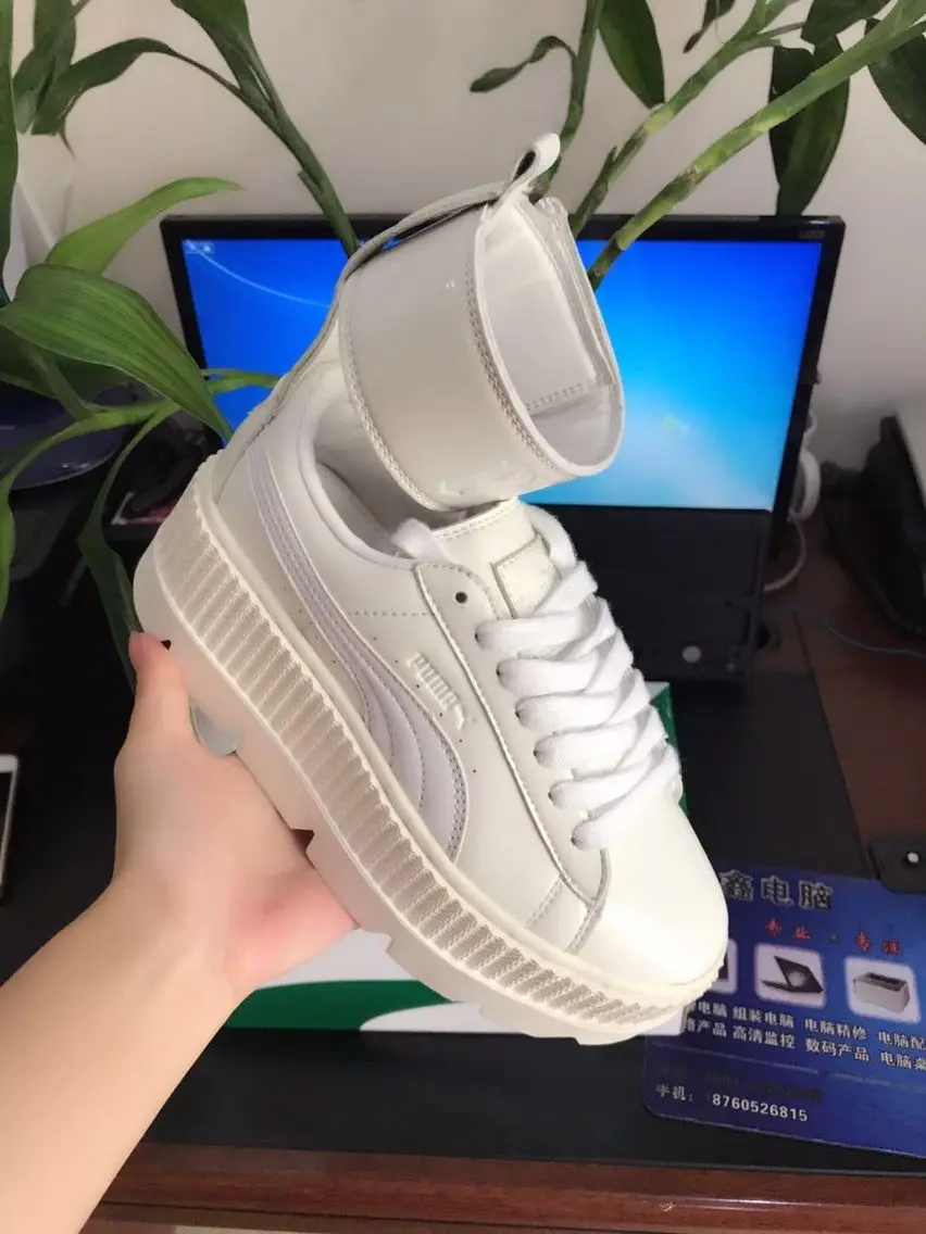 2018Original PUMA Women's FENTY x PUMA Ankle Strap Sneakers Women's Sneakers Badminton Shoes size36-40