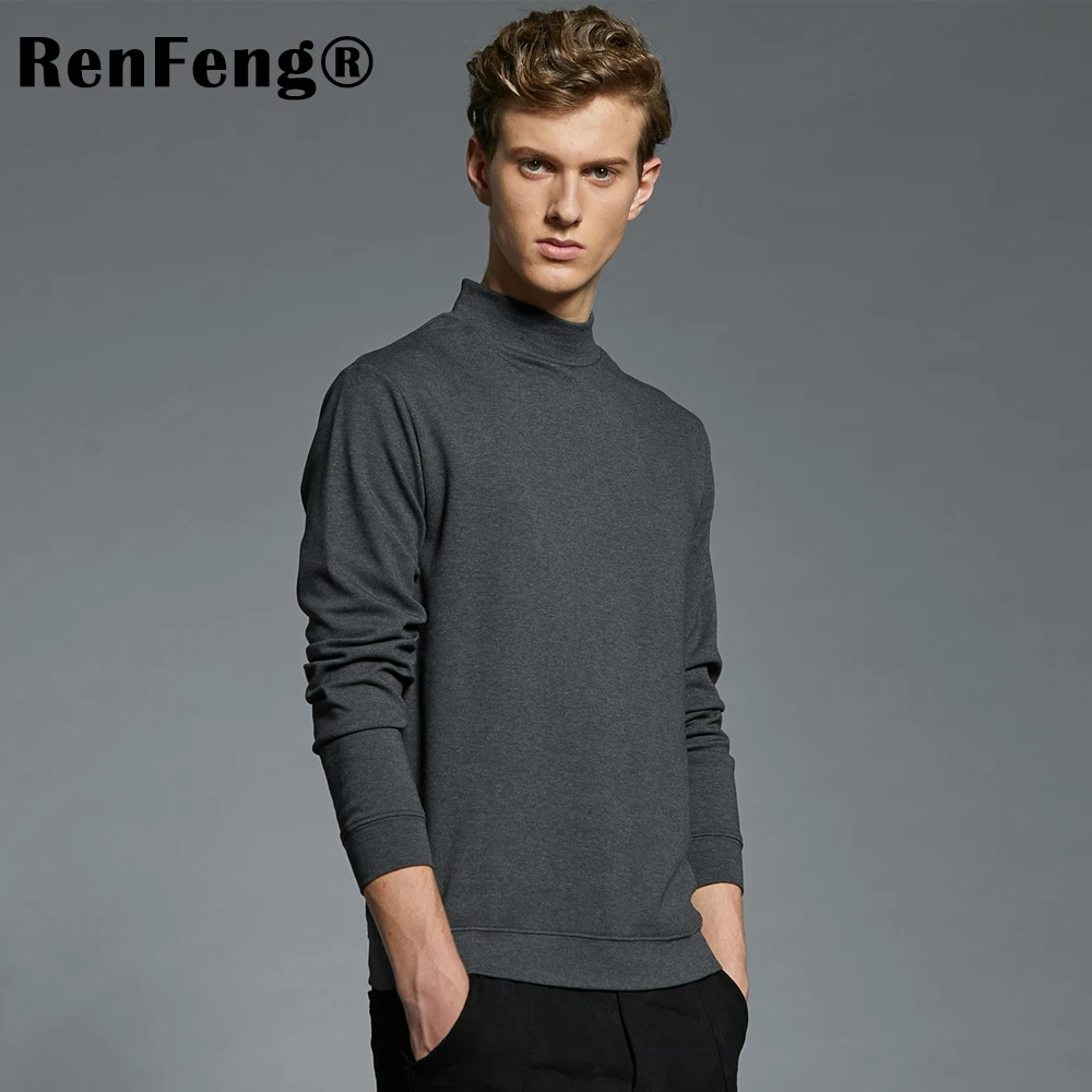 underwear turtle Neck slim men long sleeve t-shirt base shirt warm turtleneck thermal undershirt men's autumn spring Top shirts (1)