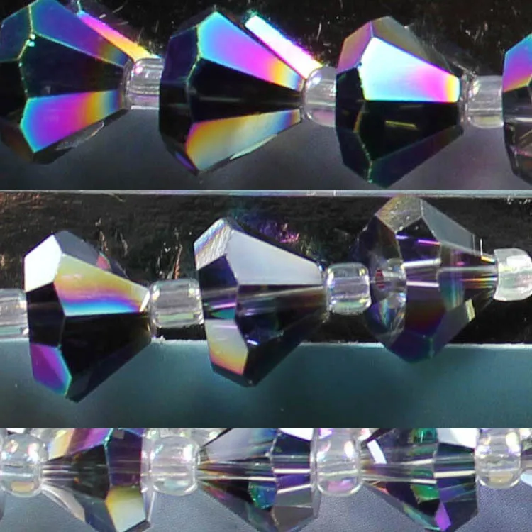 2020 новые модные бусины с зеленым покрытием из хрустального стекла|malachite