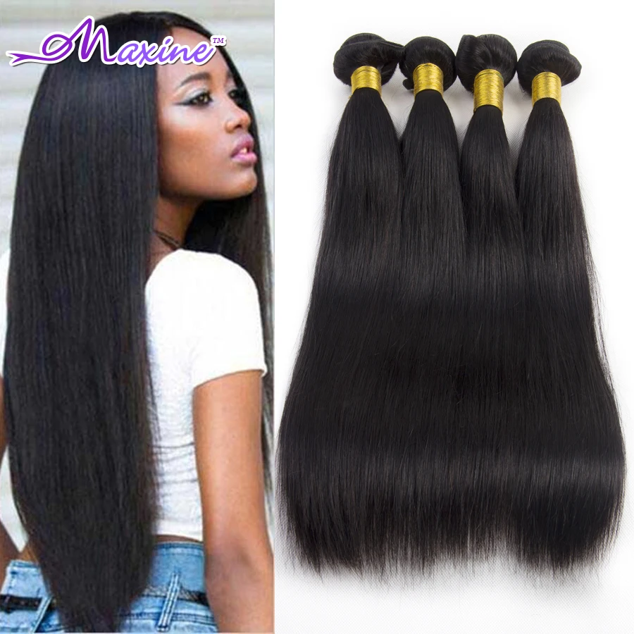 6A Indian Virgin Hair Straight 8 30" Unprocessed Virgin Indian Hair
