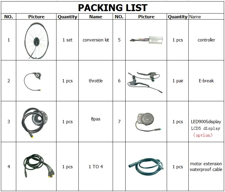 36V500W набор для преобразования электрического велосипеда весь водонепроницаемый кабель Легкая установка задняя часть электровелосипеда вращается мотор-концентратор с LED900S/LCD5display