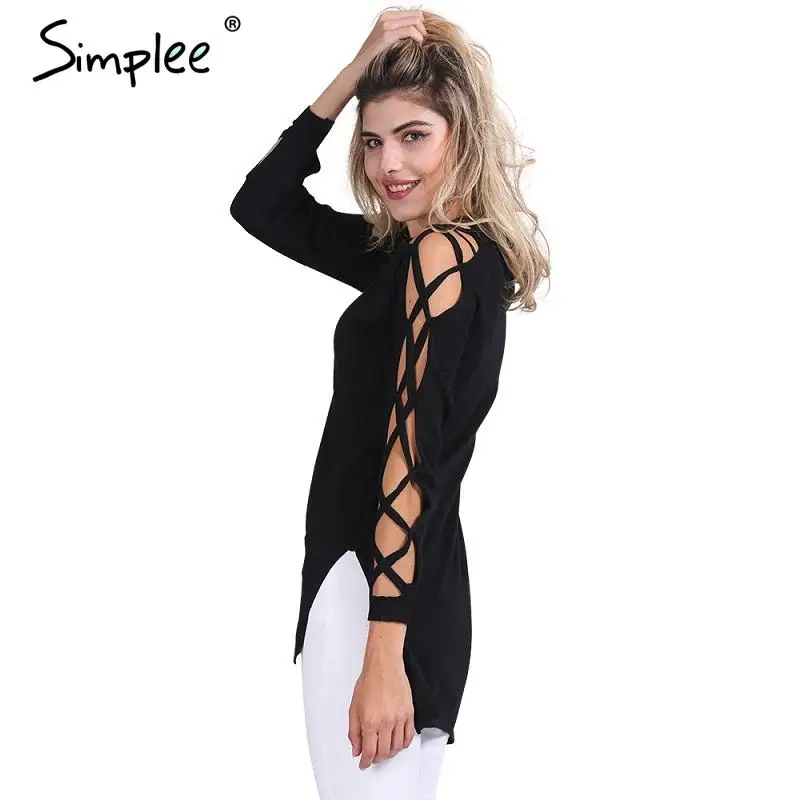 Online Kaufen Großhandel schwarz kreuz pullover aus China