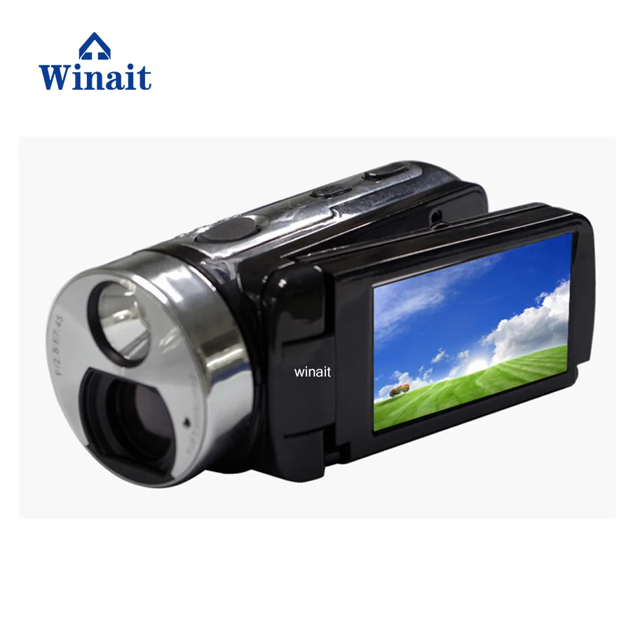 

winait full hd 1080p solar digital video camera with 3.0'' TFT display and 16x digital zoom free shipping