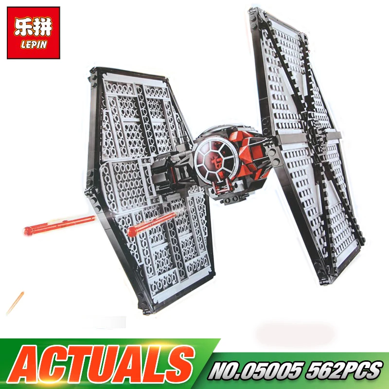 Lepin 05005 Star First Order Tie TIE Fighter Model Compatible legoings 75101 Wars Building Block Funny Bricks Kid Boys Gift Toys