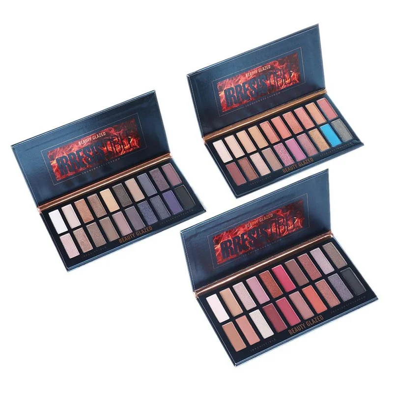 20 Цвета BEAUTY GLAZED тени для век палитра макияжа порошок натуральные блестящие