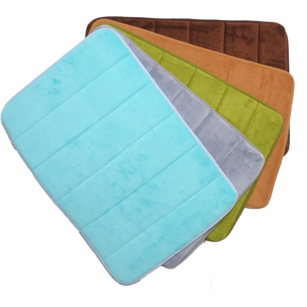 1PCS 40*60cm Hot Selling Microfiber Bathroom Mats Non slip Bath Mats