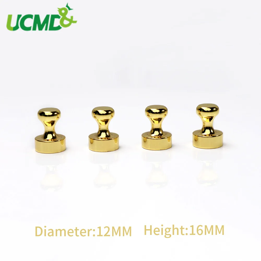 

4pcs/pack Office Magnetic Thumbtacks Neodymium Noticeboard Skittle Pins Fridge Magnets Teaching Painting Whiteboard Thumbtack