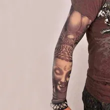 4 шт унисекс Временная подделка слипоны тату-рукава комплект новая мода солнцезащитный крем Фиксатор руки Прохладный стрейч татуировки рукава N20