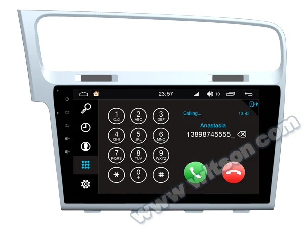 Discount 10.1" Android 8.0 Oreo OS Car Multimedia Navigation GPS Radio for Volkswagen Golf 7 2013-2018 with Optional ADAS Function 0