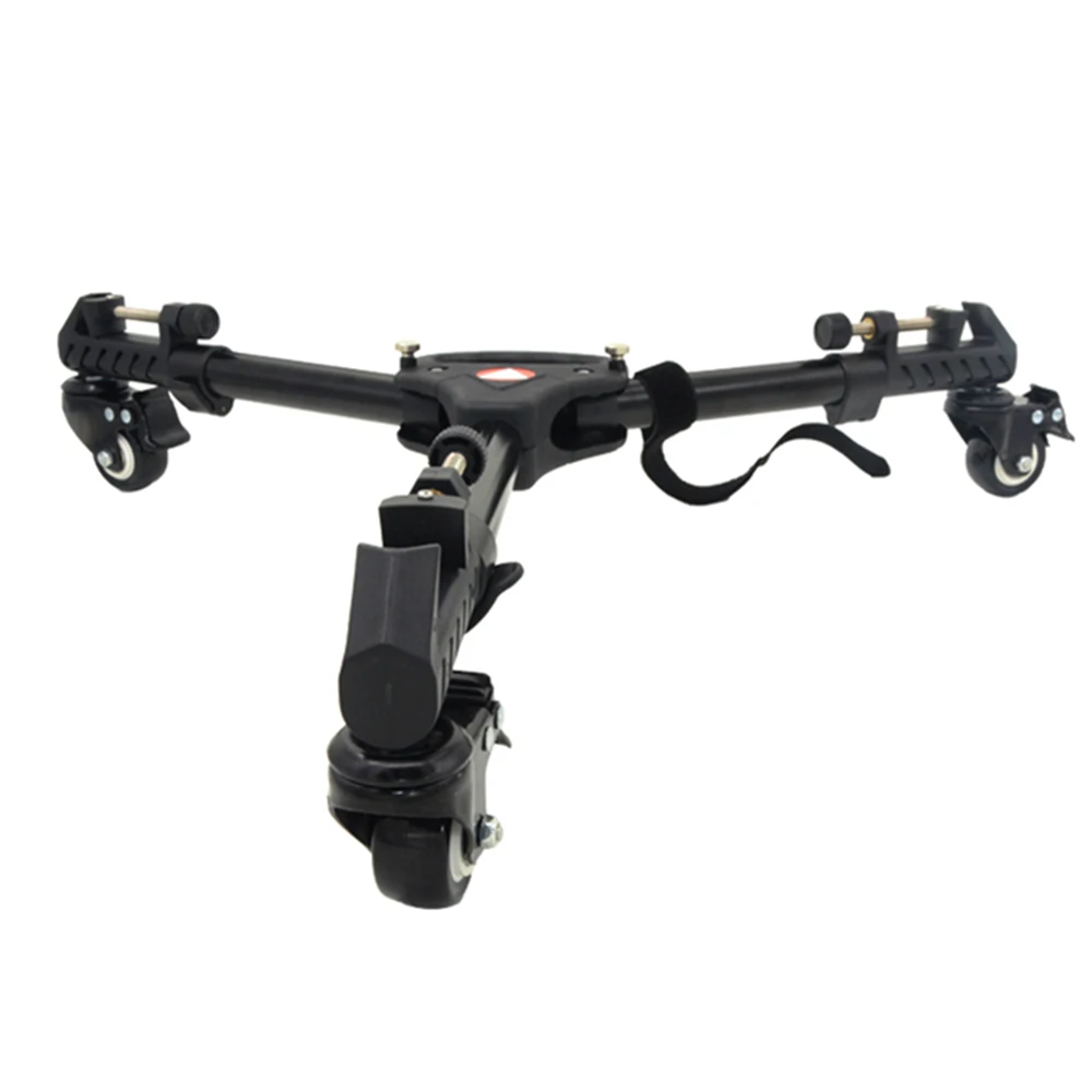 Kingjoy Professional Tripod Base Stand Photography 3 Wheels Pulley Adjustable Dolly Max Load 20KG | Электроника