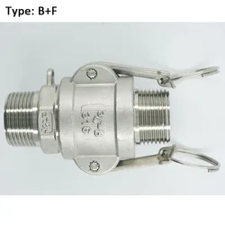 3 & Quot; Adaptador de Bloqueo de Leva Rápido Tipo B + F 304 Acoplador de Acero Bspt Extremo de Rosca 3 & Quot; Adaptador de Bloqueo de Leva Rápido Tipo B + F 304 Acoplador de Acero Bspt Extremo de Rosca