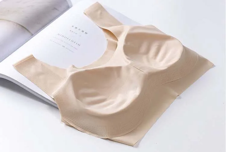 jerrinut Seamless Bras For Women Active Bra Push Up Vest Wire Free Lingerie Padded Brassiere Sleeping Bra Bralette Underwear BH 11