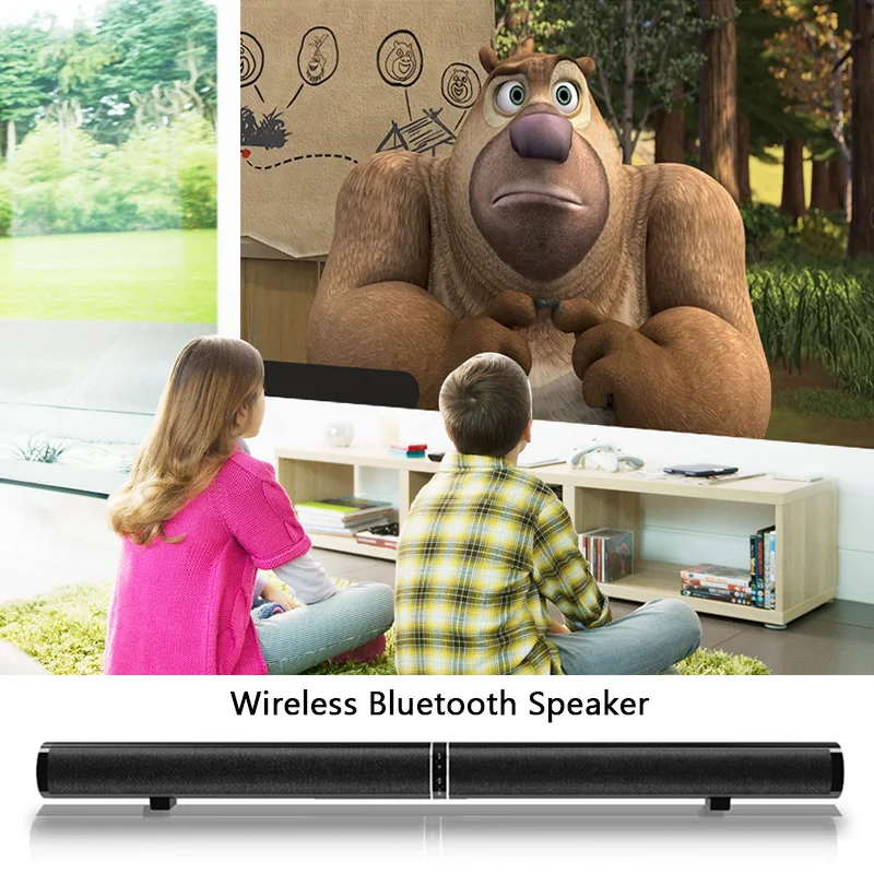 VTIN Новый беспроводной Bluetooth 4 2 динамик разделяемый Саундбар с двумя диафрагмами