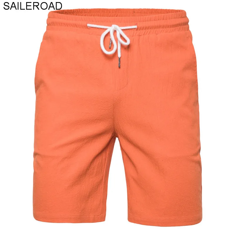 

SAILEROAD 2019 New Shorts Men Hot Sale Casual Beach Shorts Solid Short Cargo Homme Fashion Brand Boardshorts Men Fitness Shorts