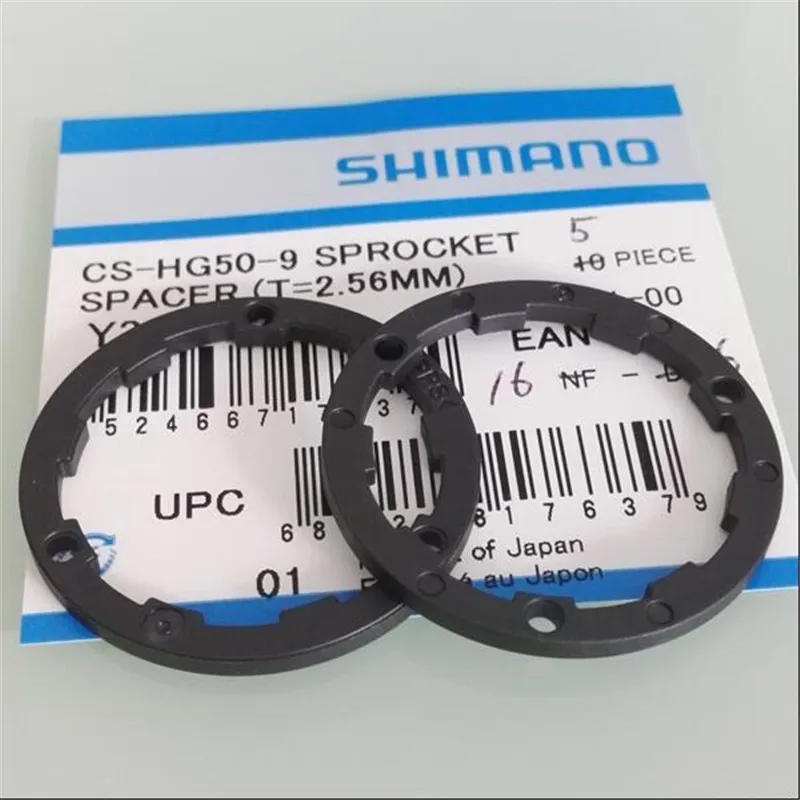 Shimano кассета шайба 9/10/11 в горный велосипед и дорожный велосипед 9S 10S 11S для толщины 2,56 мм/2,35 мм/2,18 мм