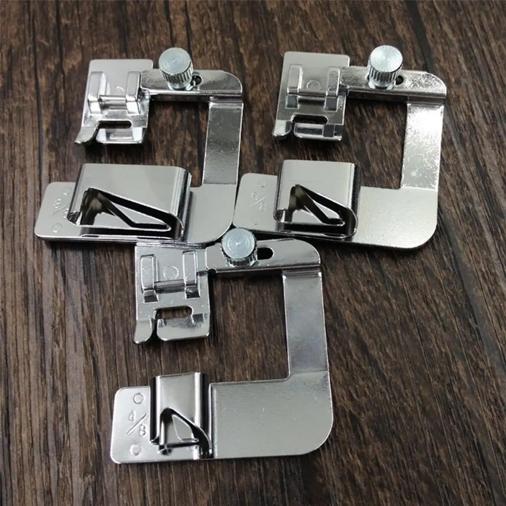 

3pcs Household Multi-function Electric Sewing Machine Accessories 4/8 6/8 8/8 Edging Crimping Foot Bag Cloth Foot