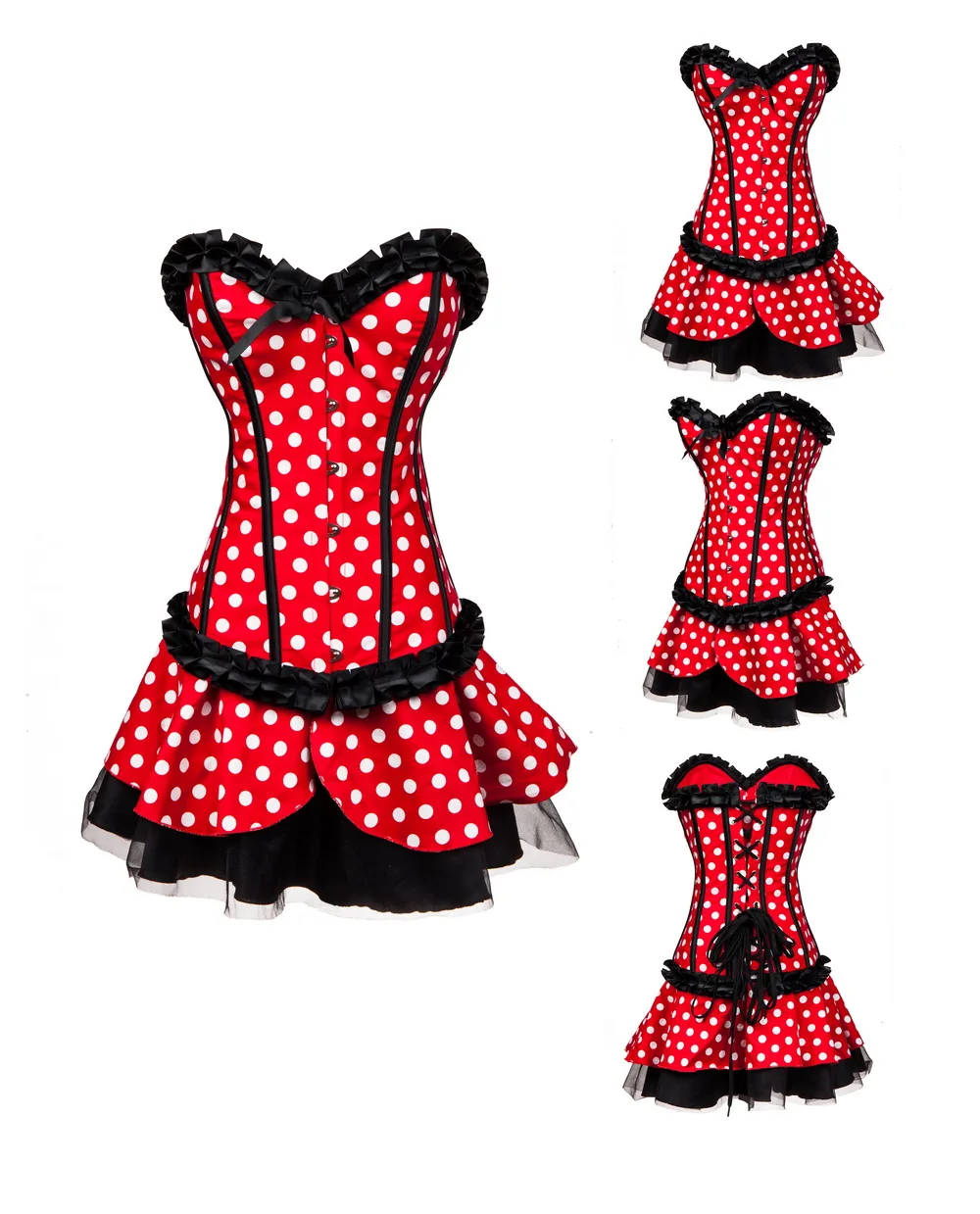 S XXL Deluxe Cutie Pie Miss костюм Минни Маус корсет юбка повязка на голову|mouse costume|minnie mouse