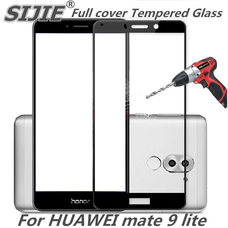 Полное покрытие из закаленного стекла для huawei mate 9 lite 5 дюймов защитный экран
