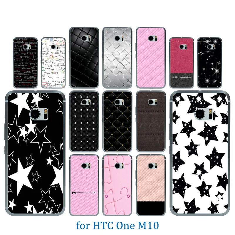 5.2 inch for HTC One M10 Phone Cases Bag Coque Luxury Crystal Colorful Pattern Soft Silicone Htc Funda |