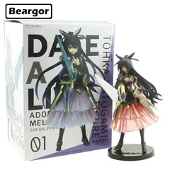 7 "Date A Live Tohka Yatogami розовое платье Battle ver. Штучной упаковке 17 см ПВХ аниме фигурку Коллекция Модель Кукла, подарок для девочки