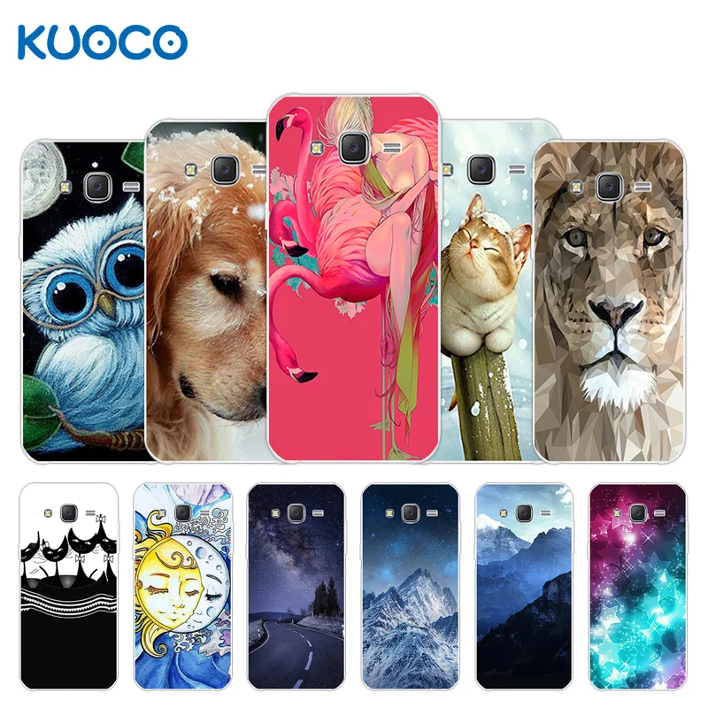 for Samsung J5 2015 case Scenery Design TPU Back Cover Galaxy j5 Coque Capa Soft Silicone j500 Bags Gel | Мобильные телефоны и