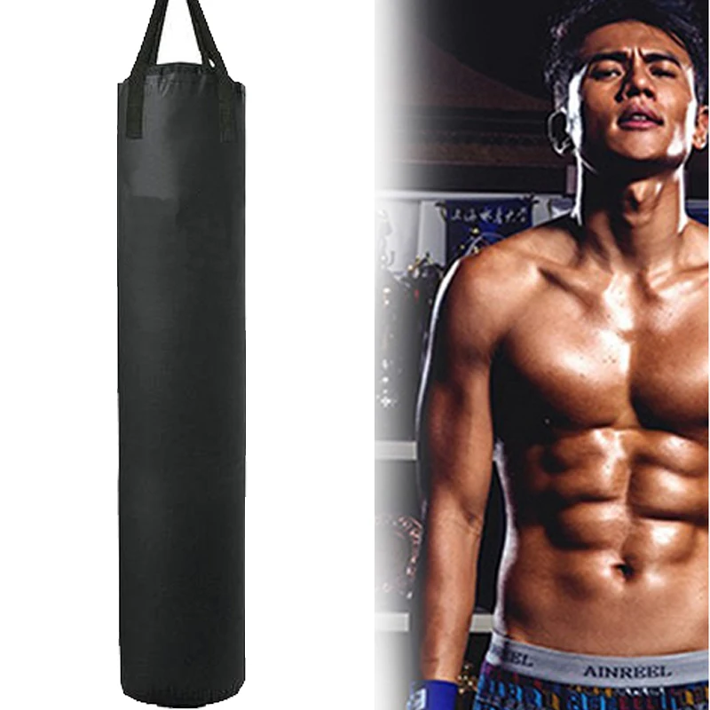Empty Kick Boxing Bag 100cm/115cm/162cm/178cm Training Fitness Punching Bag Saco De Pancada Boxeo Hook Hanging MMA Fight Sandbag