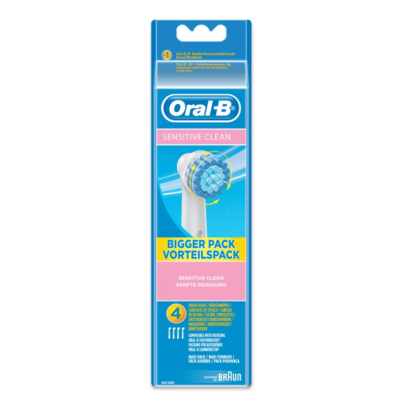 Насадки для зубной щетки Oral B чувствительные сменные насадки Gum уход за сменными