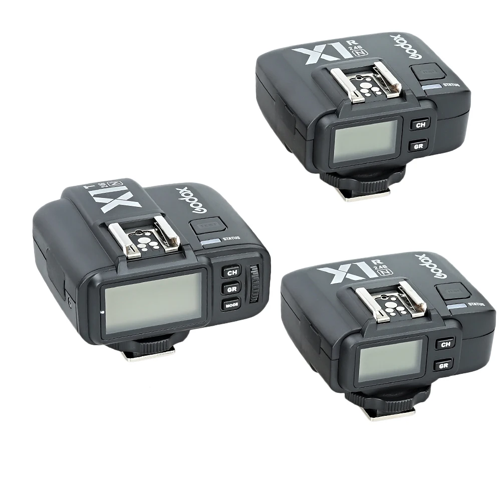 Godox X1N TTL 2 4G беспроводной передатчик + x приемника комплект для Nikon D800 D3X D3 D2X D2H D1H D1X