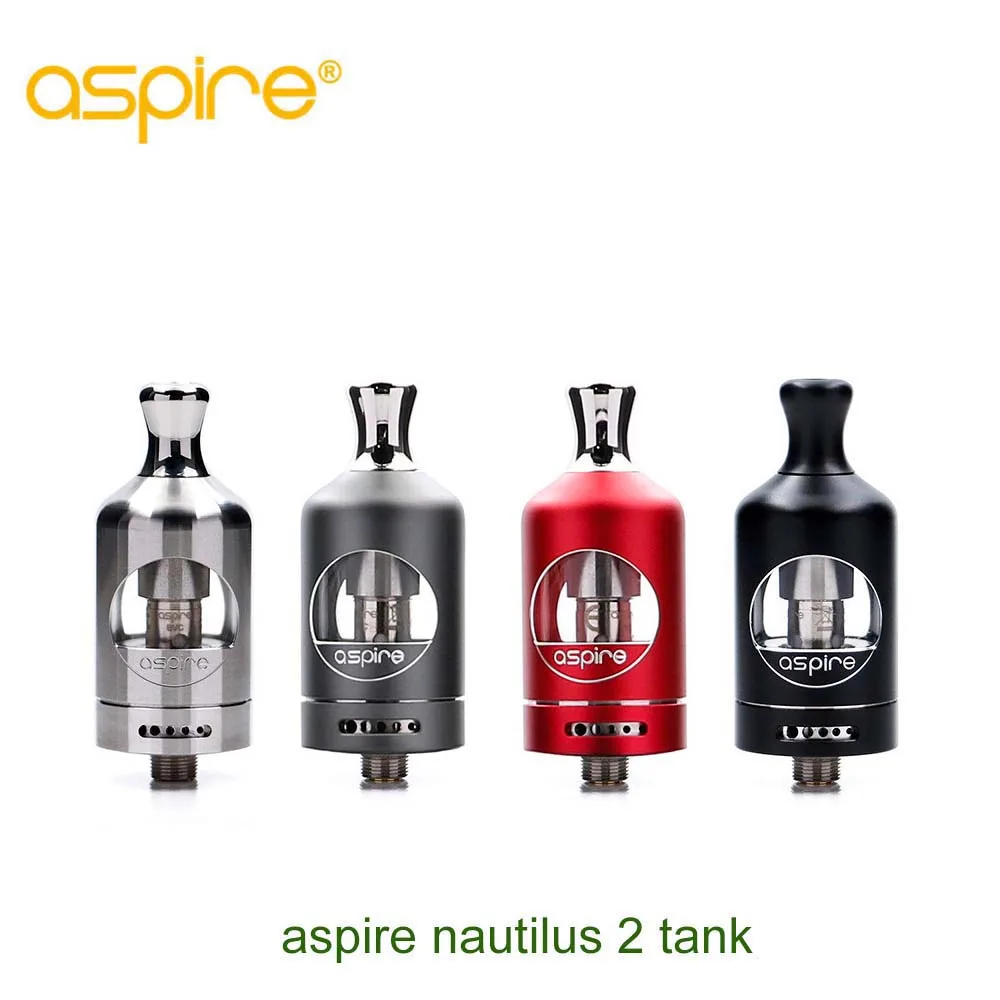 

Aspire Nautilus 2 Tank 2ml atomizer capacity top filling E cigarettes bottom airflow preinstalled nautilus BVC coils