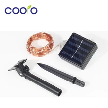 Гирлянда Coolo с медной проволокой на солнечной батарее 10 м 100