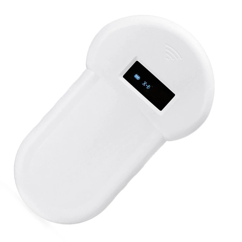 New Universal RFID ISO FDX-B Animal Chip Reader Microchip OLED Display Handheld Pet Dog Cat Scanner