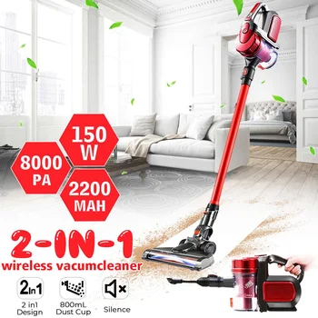 

Portable 2 In 1 Handheld Wireless Vacuum Cleaner Cyclone Filter 8000Pa Strong Suction Dust Collector Aspirator for Home Car