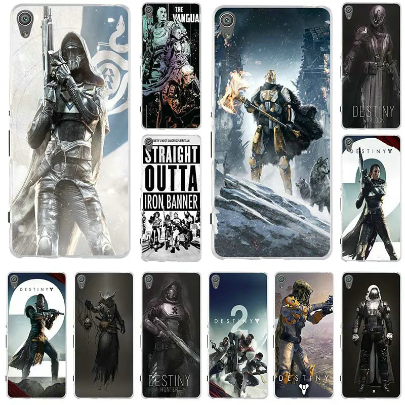 For Sony Xperia Z Z1 Z2 Z3 Z4 Z5 Compact Premium M2 M4 M5 E3 E5 T3 XA Soft Mobile Phone Cases Popular Games Destiny Hunter | Мобильные