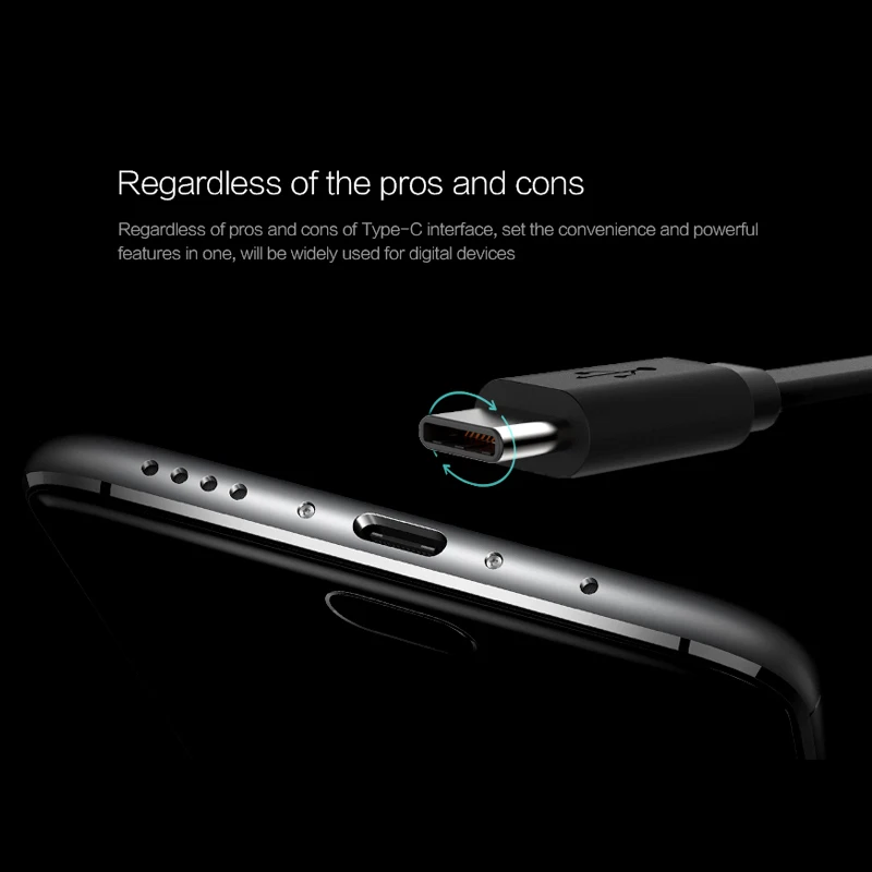 Nillkin usb شاحن كابل ل xiaomi لسامسونج ل oneplus المحمول كابلات الهاتف 5 فولت/2a نوع-c و مايكرو usb كابل بيانات usb كابل