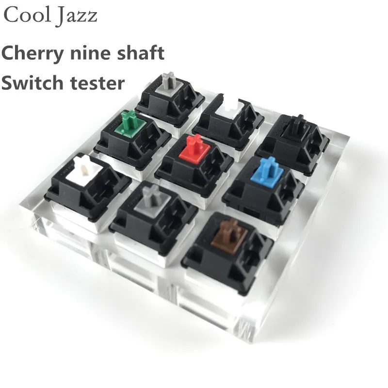 Cool Jazz Mechanical Keyboard Cherry Switch Tester Clear dsa White