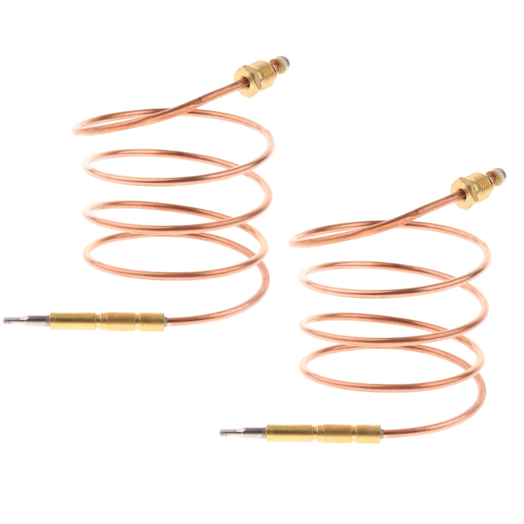 2PCS 90cm/ 35'' Thermocouple Replacement for Gas Furnace Boiler Water