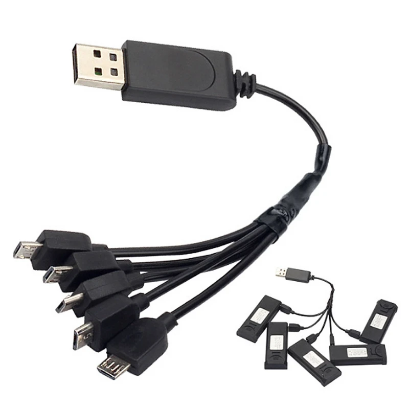 1 для 5 зарядное устройство мульти зарядка Visuo Xs809 Xs809w Xs809hw кабель Rc Дрон