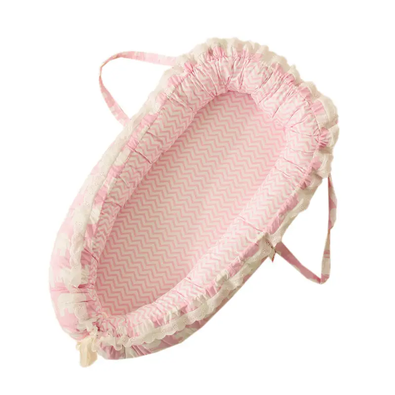 85*50 см детская кровать для сна переносная люлька для путешествий детская хлопковая Колыбель для малышей дышащая детская кроватка для новорожденных бампер - Цвет: A5