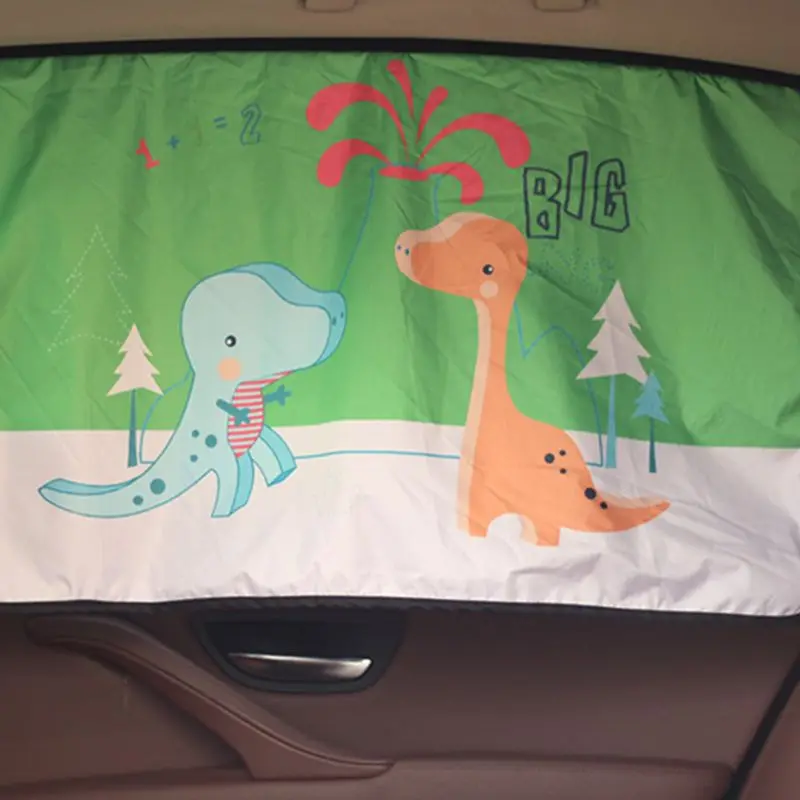 Магнитная Автомобильная боковая Солнцезащитная шторка милый мультфильм автомобильные шторы солнцезащитный, изоляционный экран солнцезащитный экран для автомобиля зонтик занавес s 50x78 см