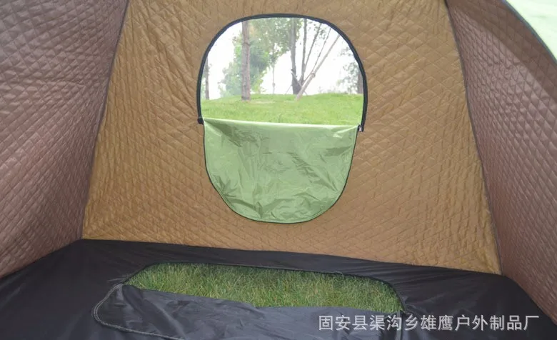 Автоматические палатки Eagle speed с открытым носком для 3-4 человек, палатка для подледной рыбалки, уличная палатка, сохраняющая тепло, хлопковая утолщенная палатка, Семейные палатки