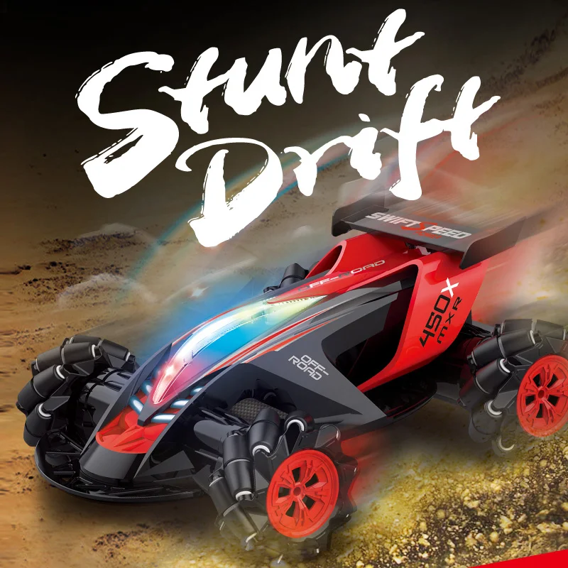 

1:10 4WD RC Car with Mecanum Wheel 2.4G Drift Remote Control Stunt Car With Light Outdoor Toys Birthday Gifts VS RoboMaster S1