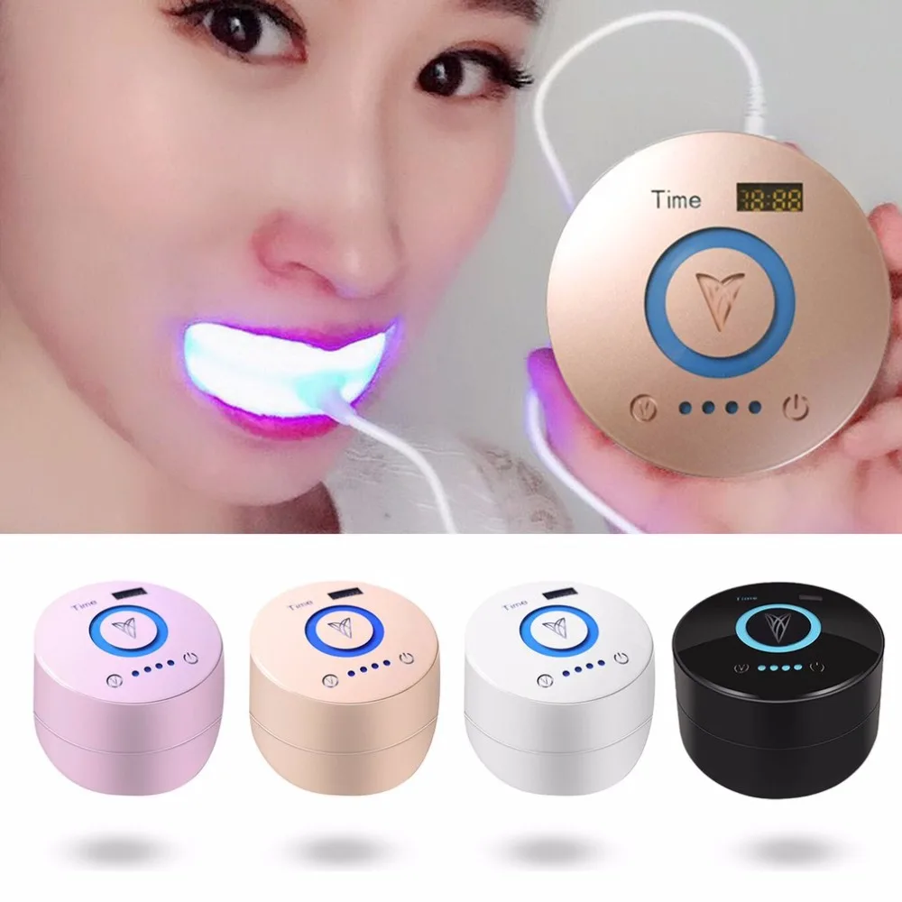 

Clod Blue Light Teeth Whitening Machine Home Use Oral Cleaning Tool Dental Equipment Portable Teeth Smoke Stains Remover