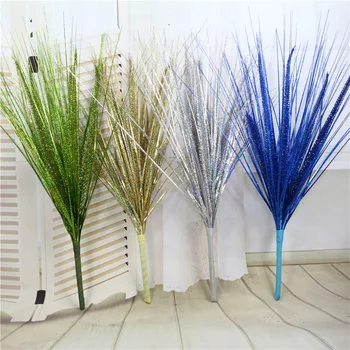 

glitter flower Christmas tree decoration fern leaf pine tree Christmas flower DIY flower source material