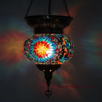 

Newest E14 Turkey ethnic customs handmade lamp romantic cafe restaurant bar tree Pendant Light bar Pendant Light