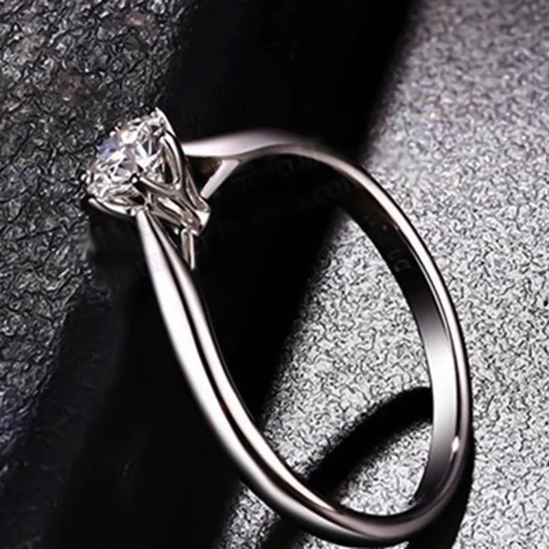 Обручальное кольцо, белое золото/розовое золото, австрийский кристалл, циркониевое кольцо, рождественский подарок для женщин, свадебные ювелирные изделия, кольца