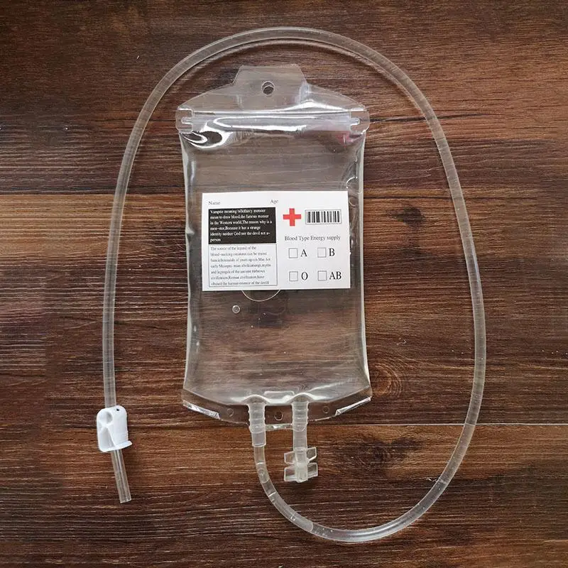 500ml Medical Transparent Clear Blood Bag Pvc Reusable Blood Energy